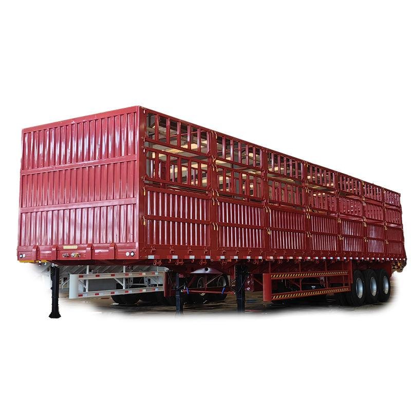 180T 3-Axle Heavy-Duty Warehouse Semi-Trailer