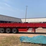 Heavy-Duty 180T Low Bed Semi Trailer 3-Axle Flatbed Trailer for Sale