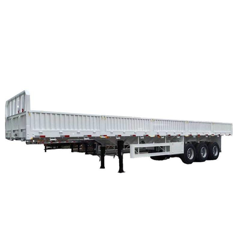 Heavy-Duty 4-Axle 180T Capacity Steel Flatbed Semi-Trailer for Industrial Transport