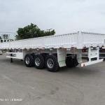 Heavy-Duty 4-Axle 180T Capacity Steel Flatbed Semi-Trailer for Industrial Transport