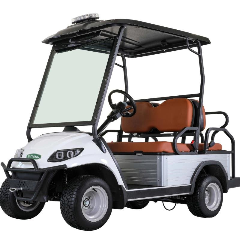 Lvtong 72V Electric 4-Seater Golf Cart B617.2+2-HD with aluminum alloy floor and premium seating