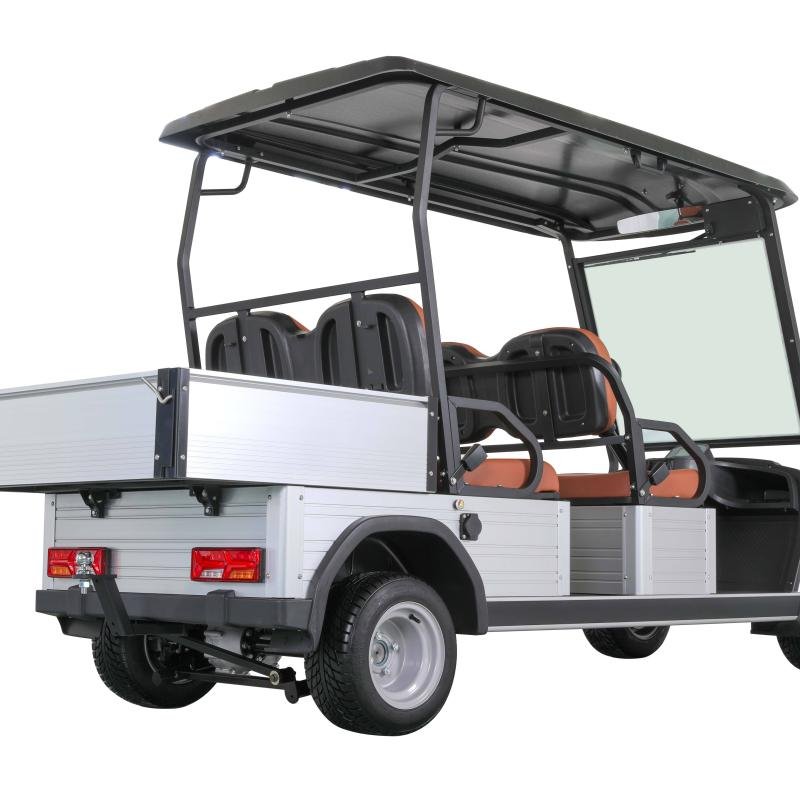 Commercial Electric 5kW 4-Seater Utility Cargo Golf Cart 72V System