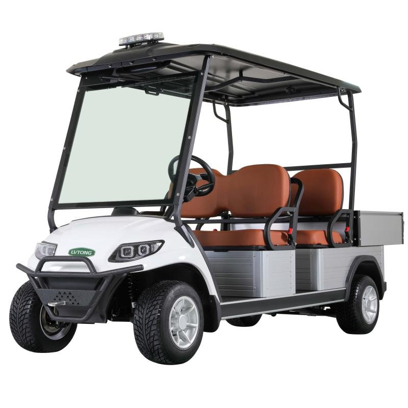 Commercial Electric 5kW 4-Seater Utility Cargo Golf Cart 72V System