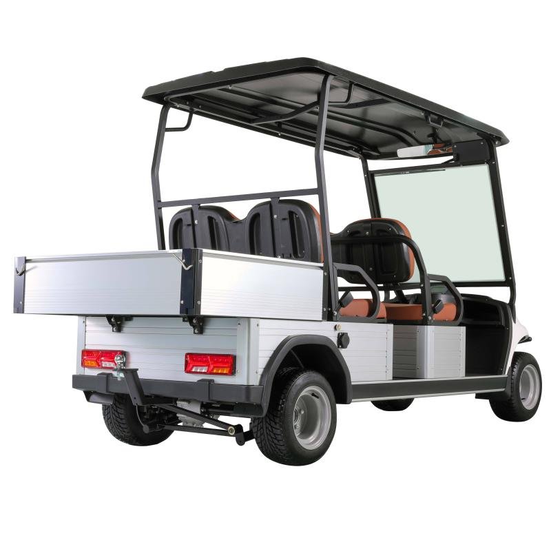 Commercial Electric 5kW 4-Seater Utility Cargo Golf Cart 72V System
