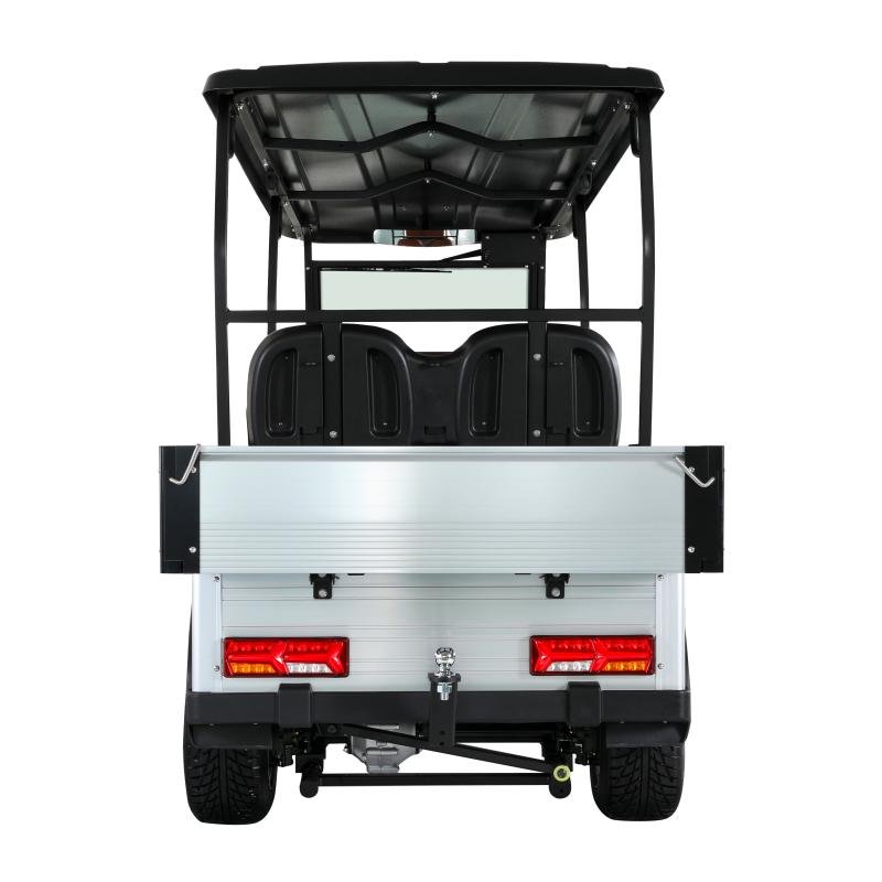 Electric 6-Seater Utility Vehicle with Cargo Box 5kW Motor 72V/48V