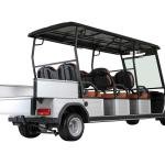 Electric 6-Seater Utility Vehicle with Cargo Box 5kW Motor 72V/48V