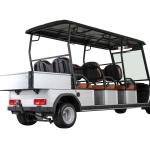 Electric 6-Seater Utility Vehicle with Cargo Box 5kW Motor 72V/48V