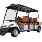 Electric 6-Seater Utility Vehicle with Cargo Box 5kW Motor 72V/48V