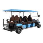 Commercial Electric 4kW 48V 8-Passenger Low-Speed Utility Shuttle Vehicle