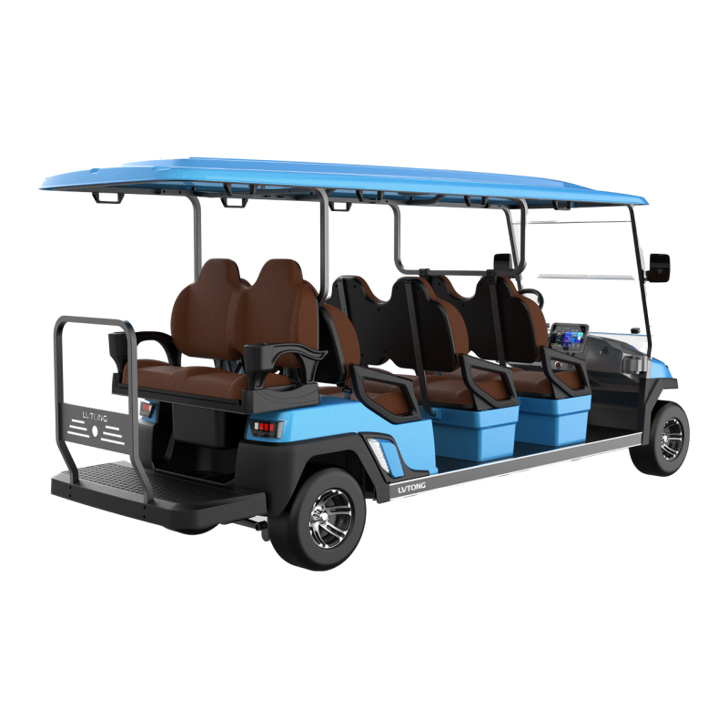 Commercial Electric 4kW 48V 8-Passenger Low-Speed Utility Shuttle Vehicle