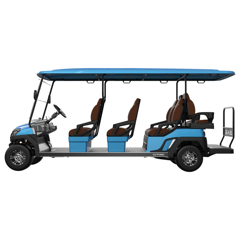 Commercial Electric 4kW 48V 8-Passenger Low-Speed Utility Shuttle Vehicle