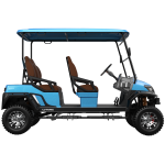 Electric 4-Seater Lifted Golf Cart 4kW 48V High Ground Clearance