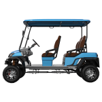 Electric 4-Seater Lifted Golf Cart 4kW 48V High Ground Clearance