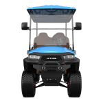 Electric 4-Seater Lifted Golf Cart 4kW 48V High Ground Clearance