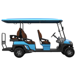 Electric 6-Seater Low-Speed Utility Vehicle 4kW 48V Personnel Carrier