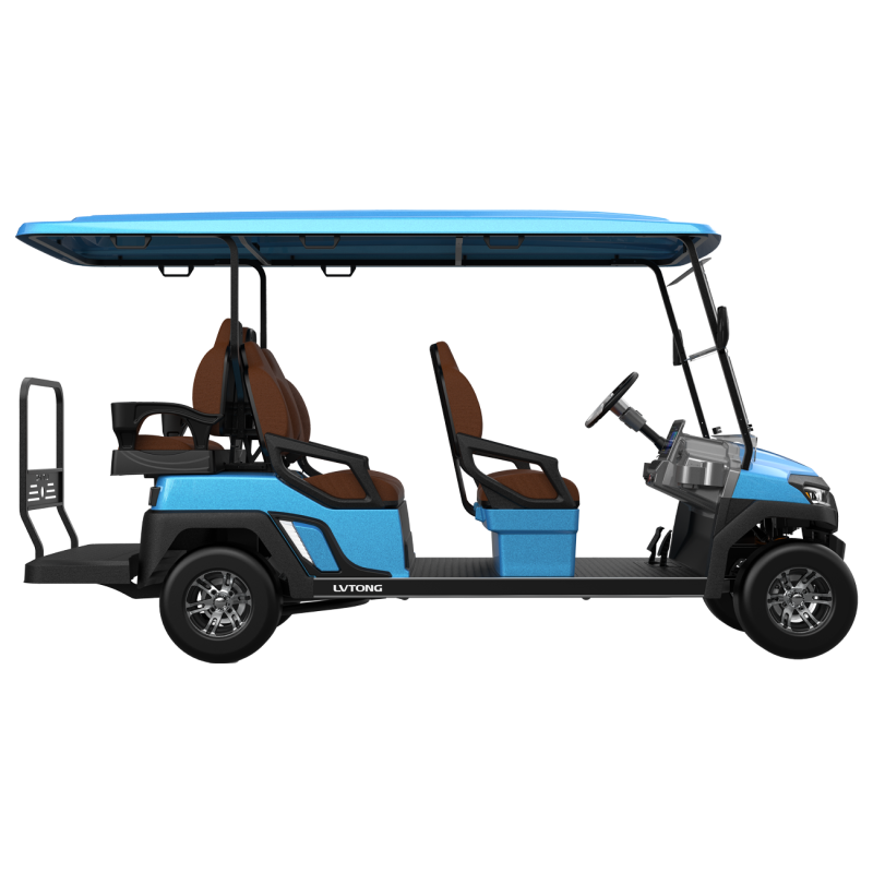 Electric 6-Seater Low-Speed Utility Vehicle 4kW 48V Personnel Carrier