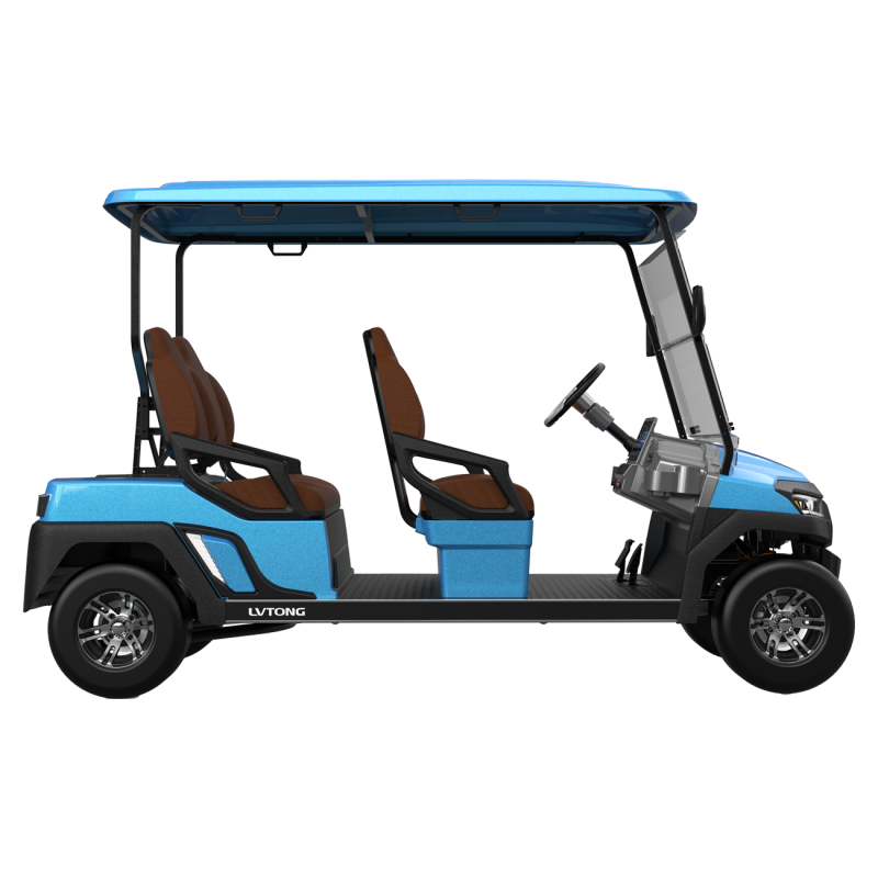 Commercial Electric 4-Passenger Utility Cart | 4kW 48V Low-Speed Vehicle (CE/GCC Certified)