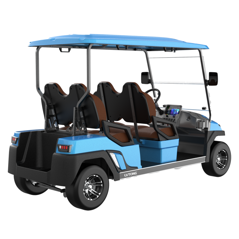 Commercial Electric 4-Passenger Utility Cart | 4kW 48V Low-Speed Vehicle (CE/GCC Certified)