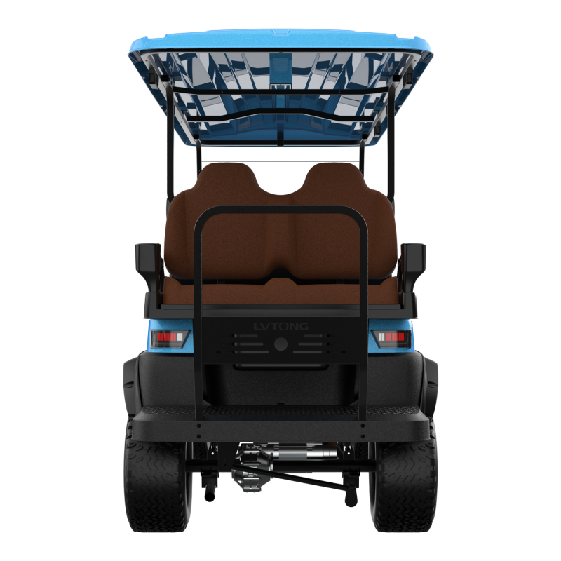 EcoStar C727.4+2 Electric 6-Seat Lifted Utility Cart 4kW 48V Commercial Transport Vehicle