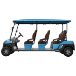 6-Seater Electric Low-Speed Utility Cart 4kW 48V Industrial Transport Vehicle