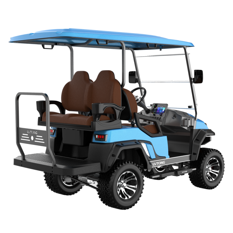 EagleEV C727.2+2G Electric 4-Seater Golf Cart 4kW Motor 48V Battery