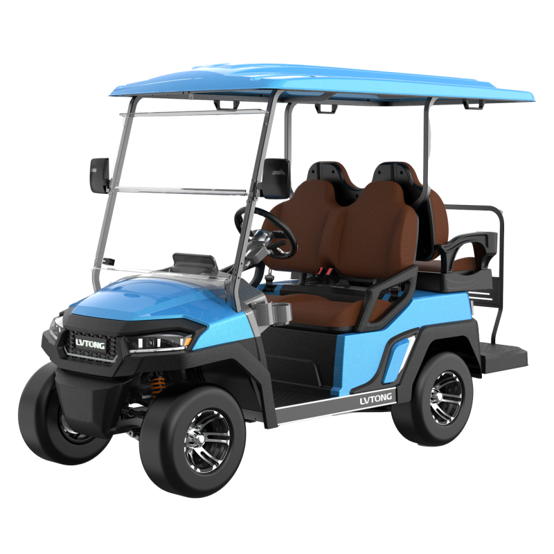 Electric 4-Seater Cargo Golf cart 5kW 48V Low-Speed Utility Vehicle