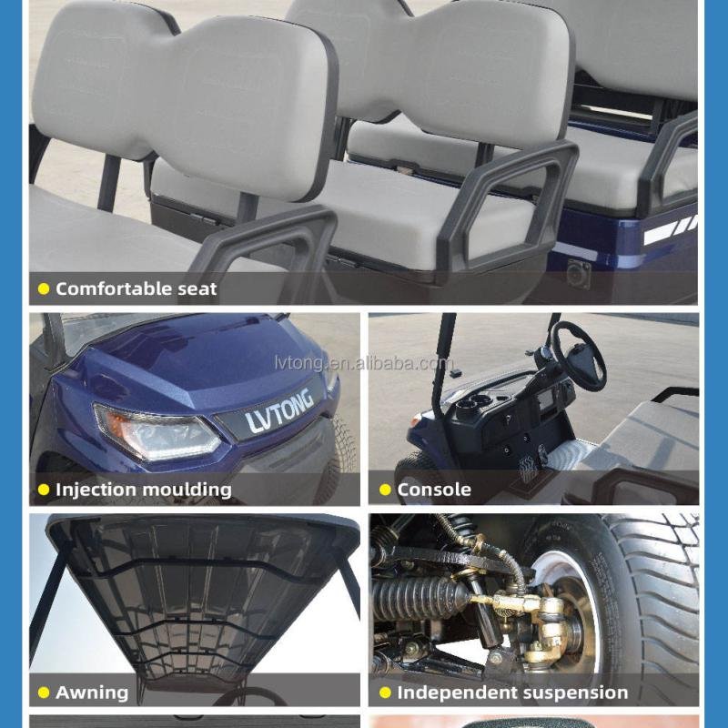 LVTONG 48V 4KW 2-Seater Electric Golf Buggy Cart