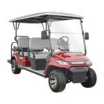 LVTONG 48V 5KW AC Motor 6-Seater Enclosed Off-Road Electric Utility Cart
