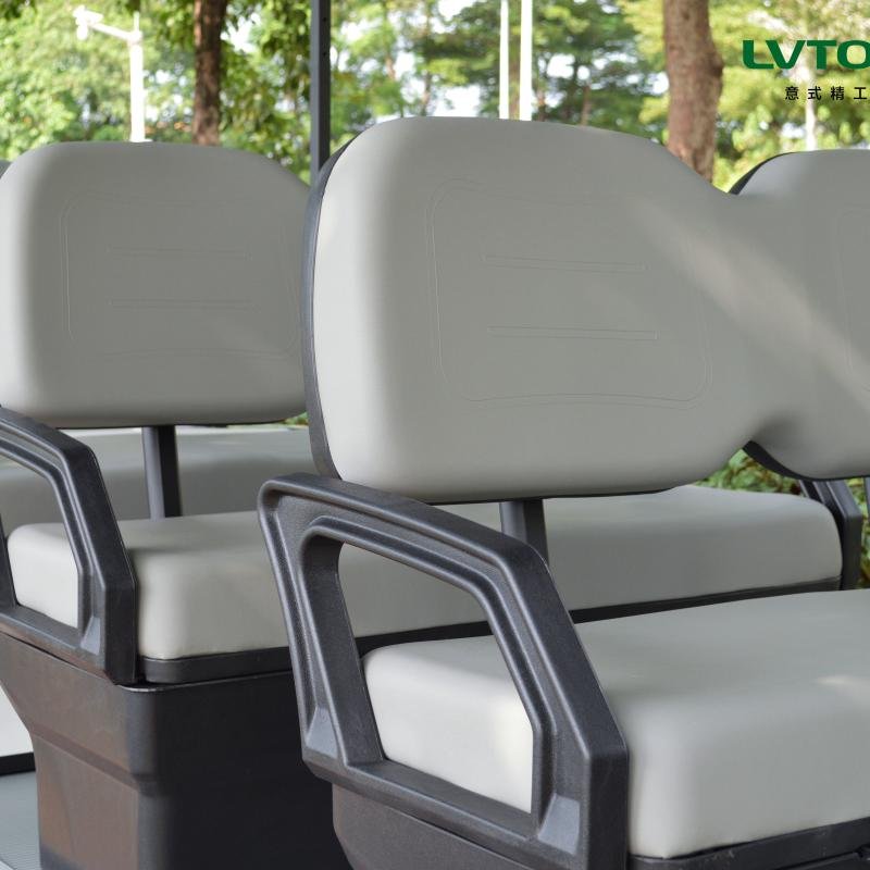 Electric 6-Seater Utility Cart 48V 4KW Heavy Duty Passenger Transport Vehicle