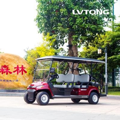 6-Seater Electric Golf Cart 48V 4KW Low-Speed Utility Vehicle