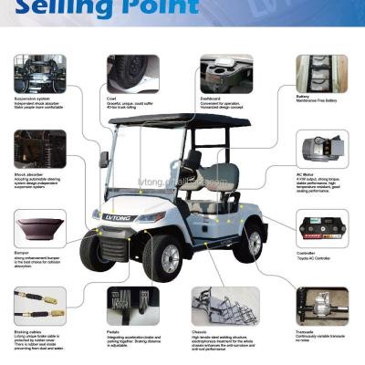 LVTONG 48V 4KW 4-Seater Electric Utility Cart