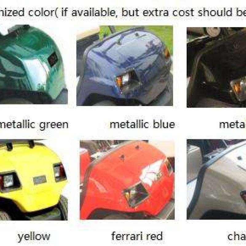 LVTONG 4-Seater Electric Golf Cart 48V 4KW Lifted Utility Vehicle