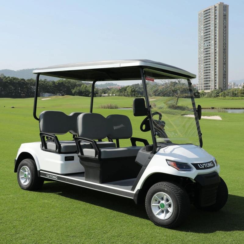 LVTONG 4-Seater Electric Golf Cart 48V 4KW Lifted Utility Vehicle