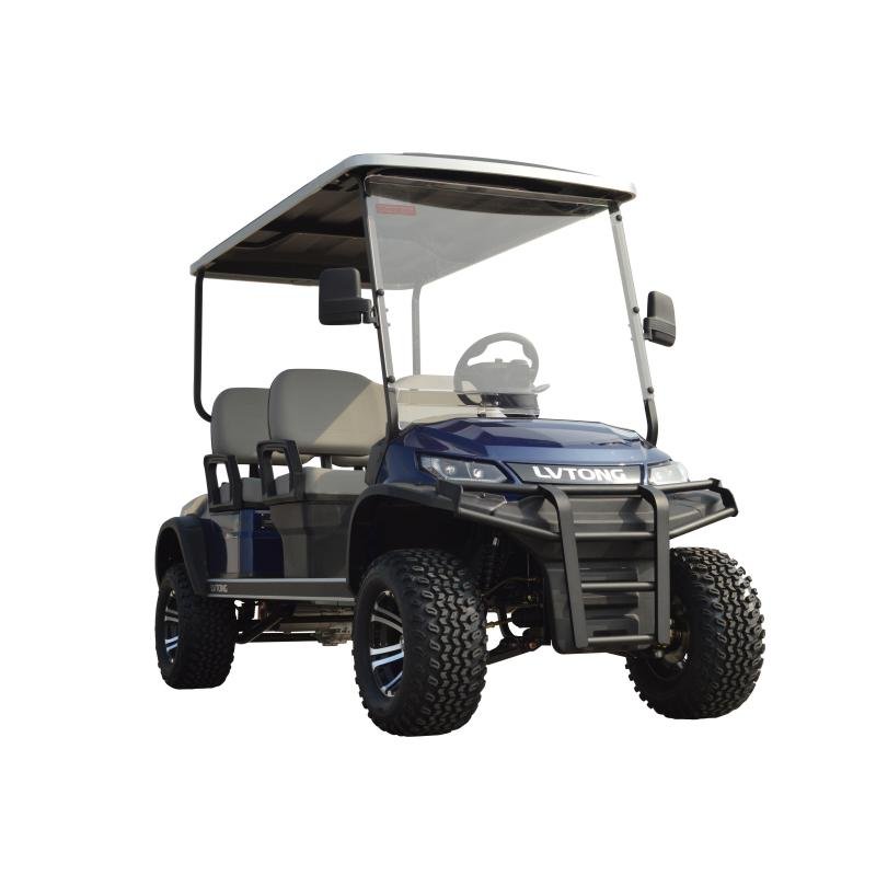 48V 4KW Electric 4-Seater Low Speed Utility Vehicle - Street Legal Golf Cart