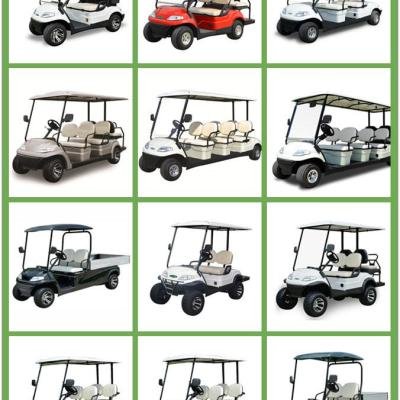 48V 4KW 4-Seat Electric Golf Cart with Curtis EV Controller