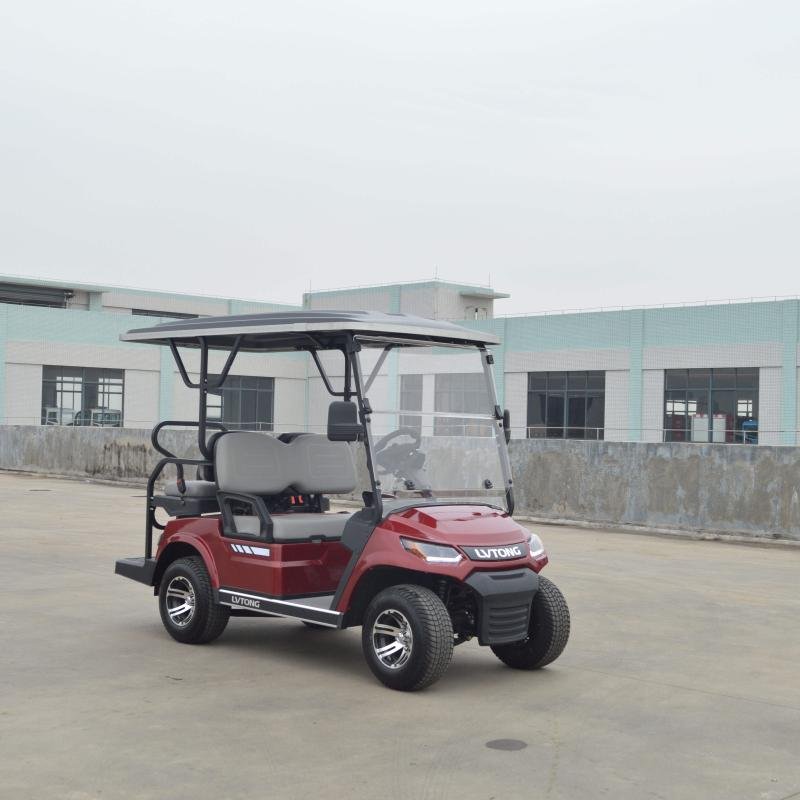 Electric 4-Seater Utility Golf Cart 48V/4KW Low-Speed Vehicle
