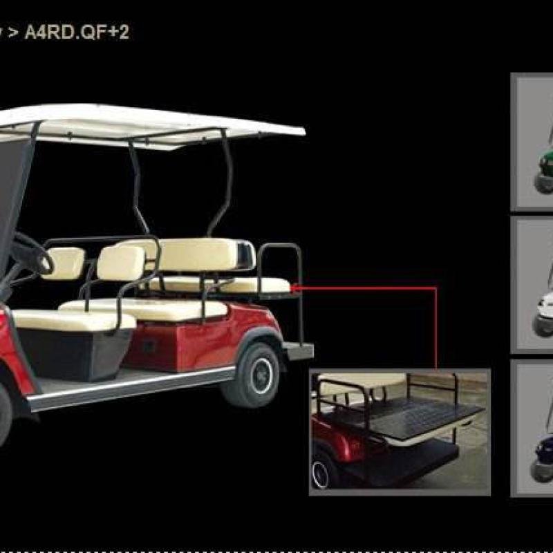 Electric Golf Cart 48V 4KW 2-Seater Low-Speed Vehicle