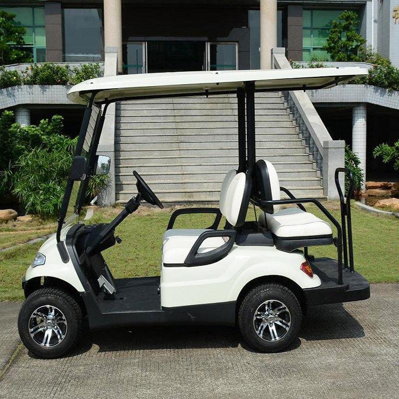 LVTONG 3.7KW 4-Person Enclosed Electric Golf Cart