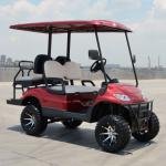 Lvtong LT-A617.2 48V 4kW AC Electric 2+2 Passenger Golf Cart with Lift-Up Chassis and LED Lighting