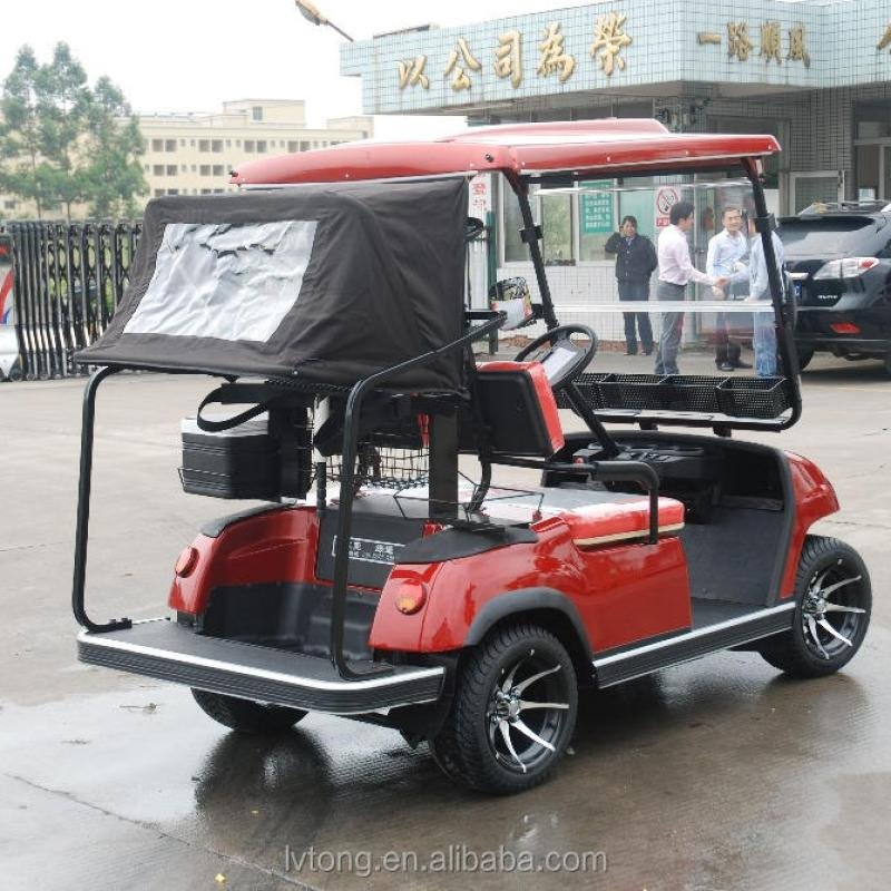 Lvtong LT-A2 48V 3.7kW Electric Golf Cart 4-Seat Low-Speed Utility Vehicle