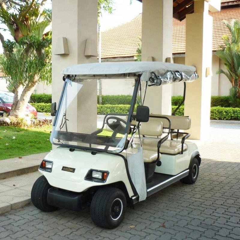 LVTONG LT_A4 4-Seater Electric Golf Cart Low Speed Vehicle