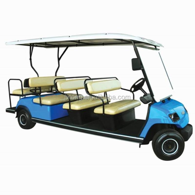 LT-A8+3 Electric 48V 3.7KW 11-Seater Battery Sightseeing Car