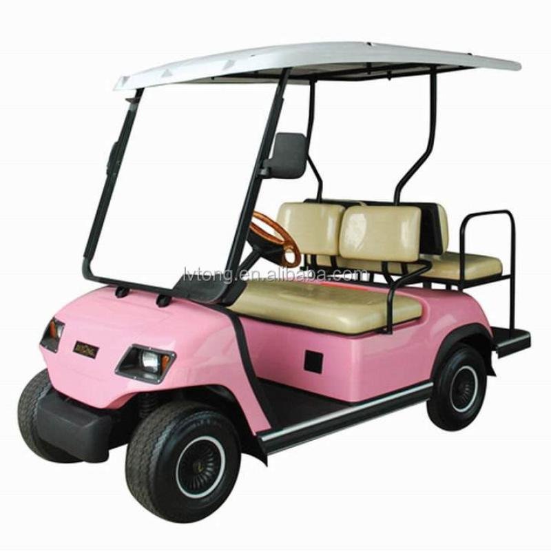 LVTONG LT-A2+2 48V 4-seater electric golf cart with 8V battery system for commercial fleet applications