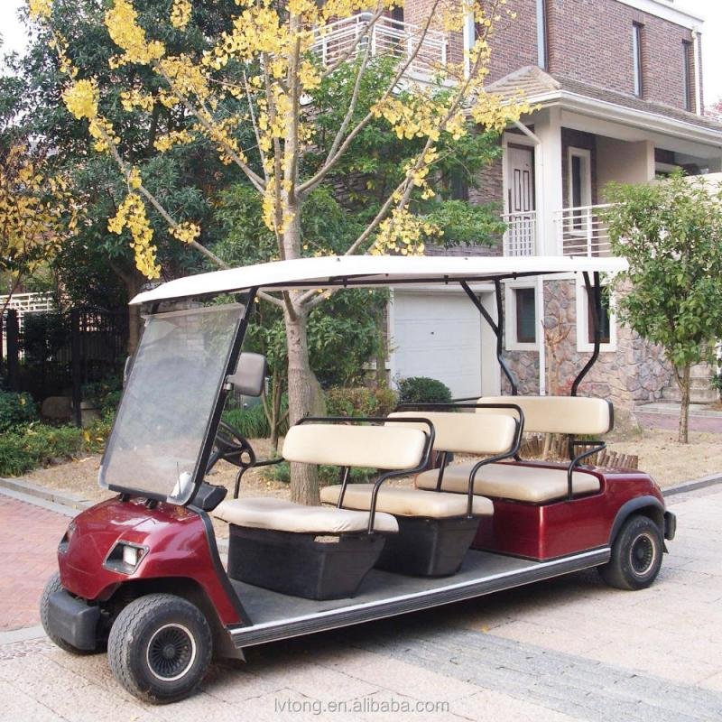 Lvtong LT-A8 48V Electric 8-Passenger Sightseeing Shuttle Bus