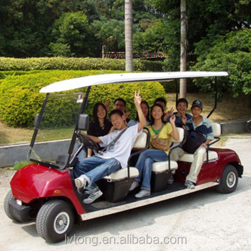 Lvtong LT-A8 48V Electric 8-Passenger Sightseeing Shuttle Bus
