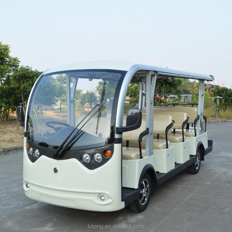 Lvtong 72V Electric 14-Seater Low-Speed Sightseeing Bus