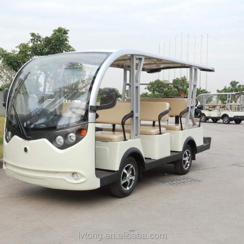 LVTONG 72V 7.5kW Electric 14-Seater Sightseeing Car