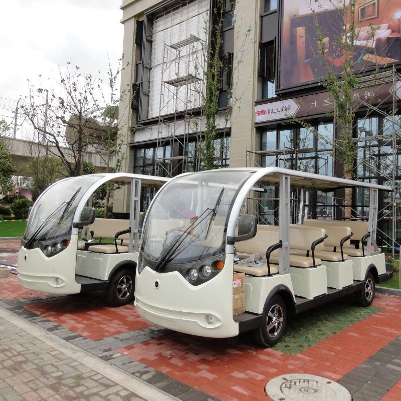 Lvtong 72V Electric 14-Passenger Low-Speed Sightseeing Bus