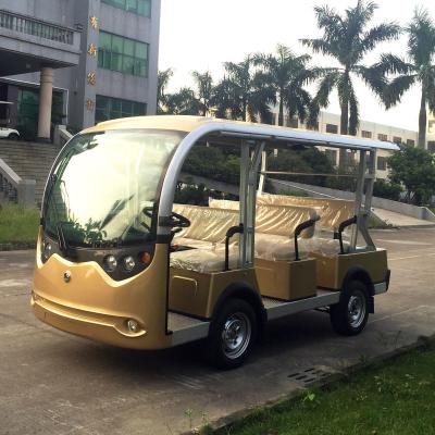 LVTONG LT-S8 48V Electric Open-Top Sightseeing Bus 5KW Mini Tour Vehicle
