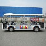 LVTONG LT-S23 Electric 23-Passenger Enclosed Sightseeing Bus 96V